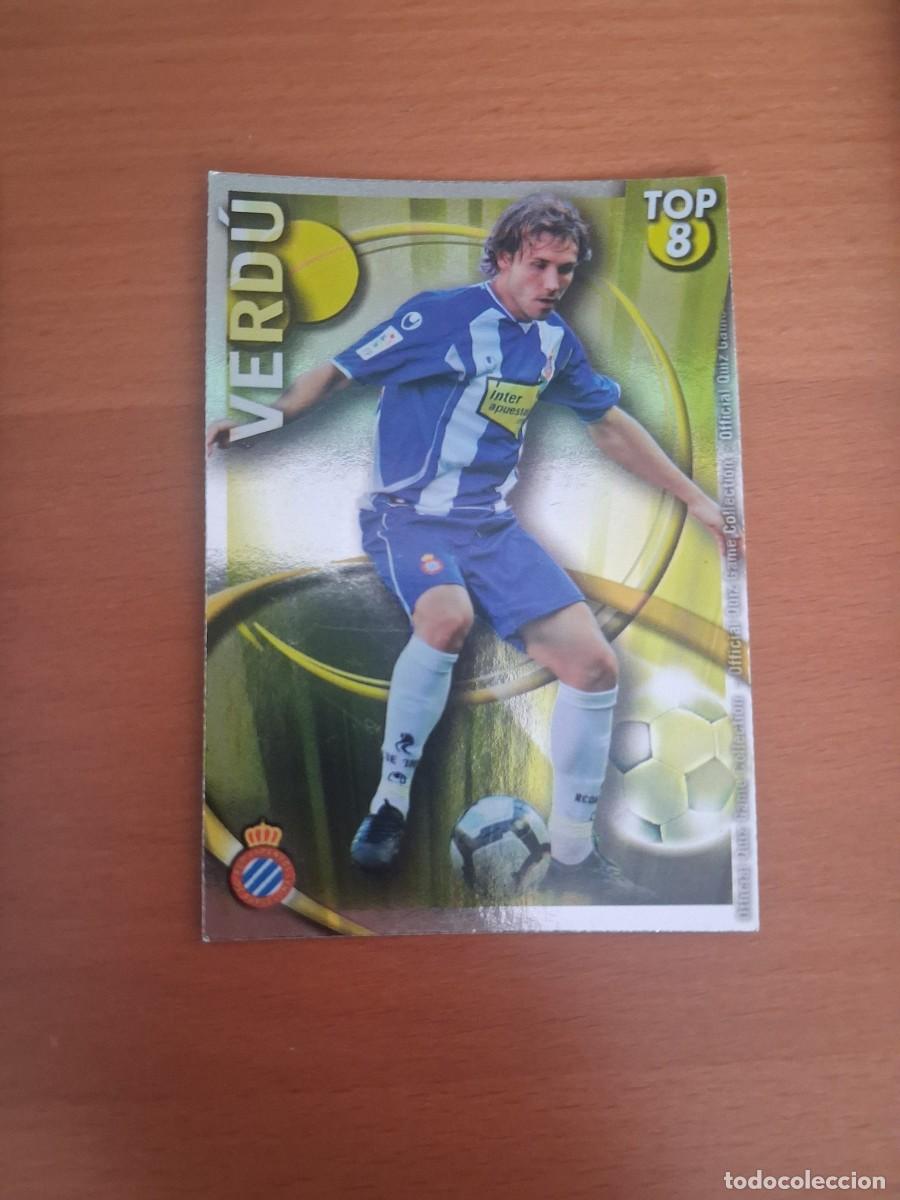 Cromos de Futebol: Mundicromo Official Quiz Game Collection 2010 2011 Top 8 Amarillo RCD Espanyol 609 Verdu