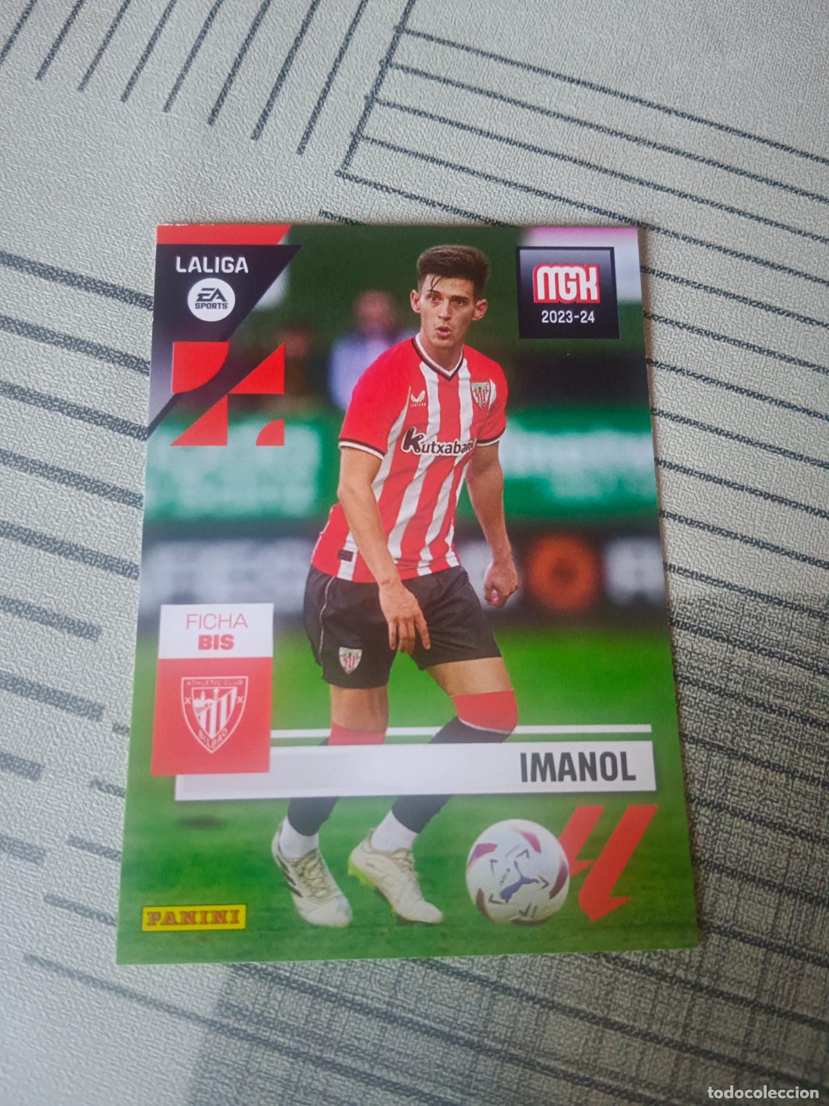 Cromos de Futebol: MEGACRACKS 2023 2024 23 24 LA LIGA N&ordm; 62 BIS IMANOL ATHLETIC DE BILBAO MEGA CRACKS MGK