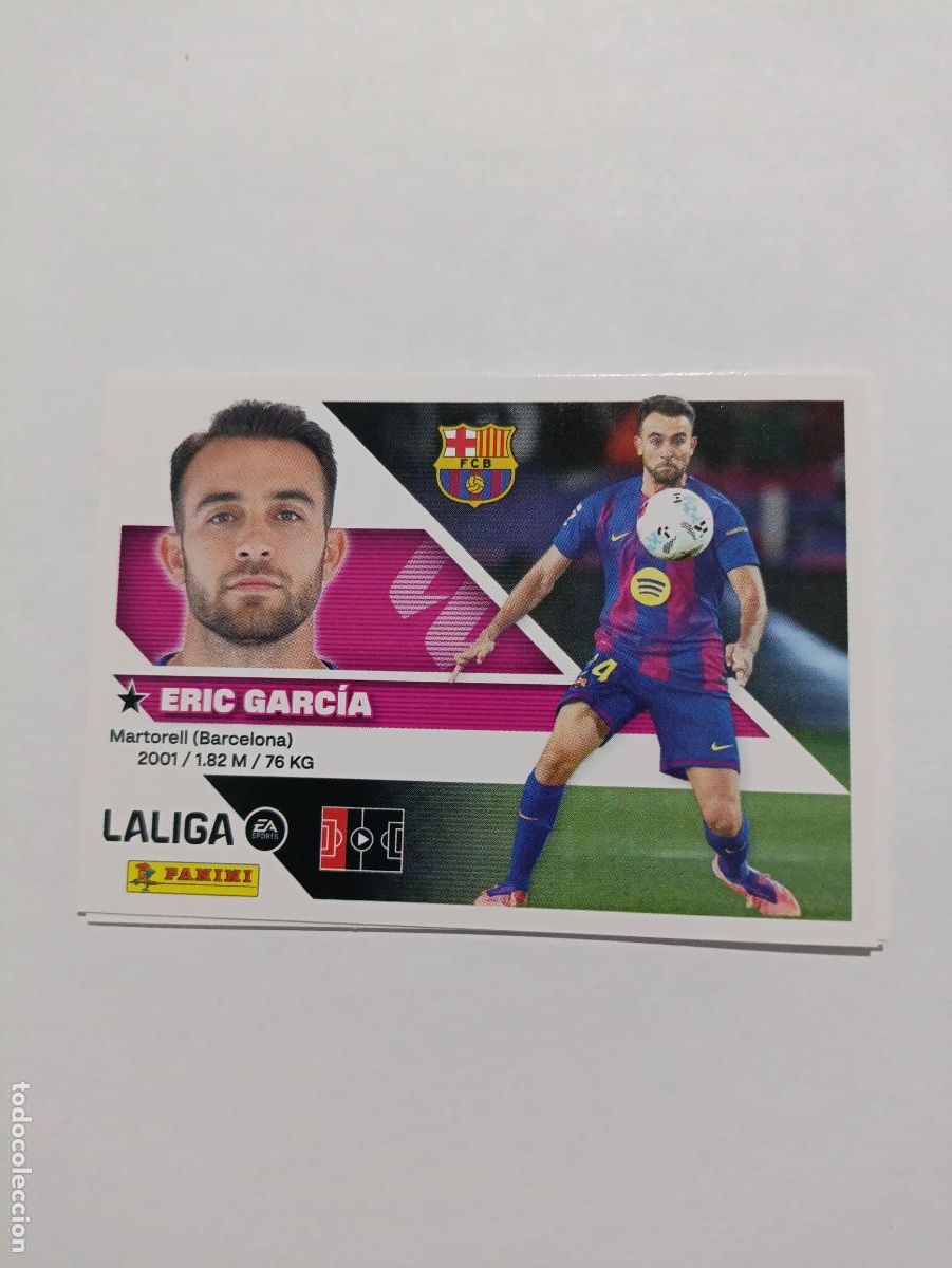 Cromos de Futebol: LIGA ESTE 2026 2027 FC BARCEL0NA ERIC GARCIA N&ordm;11