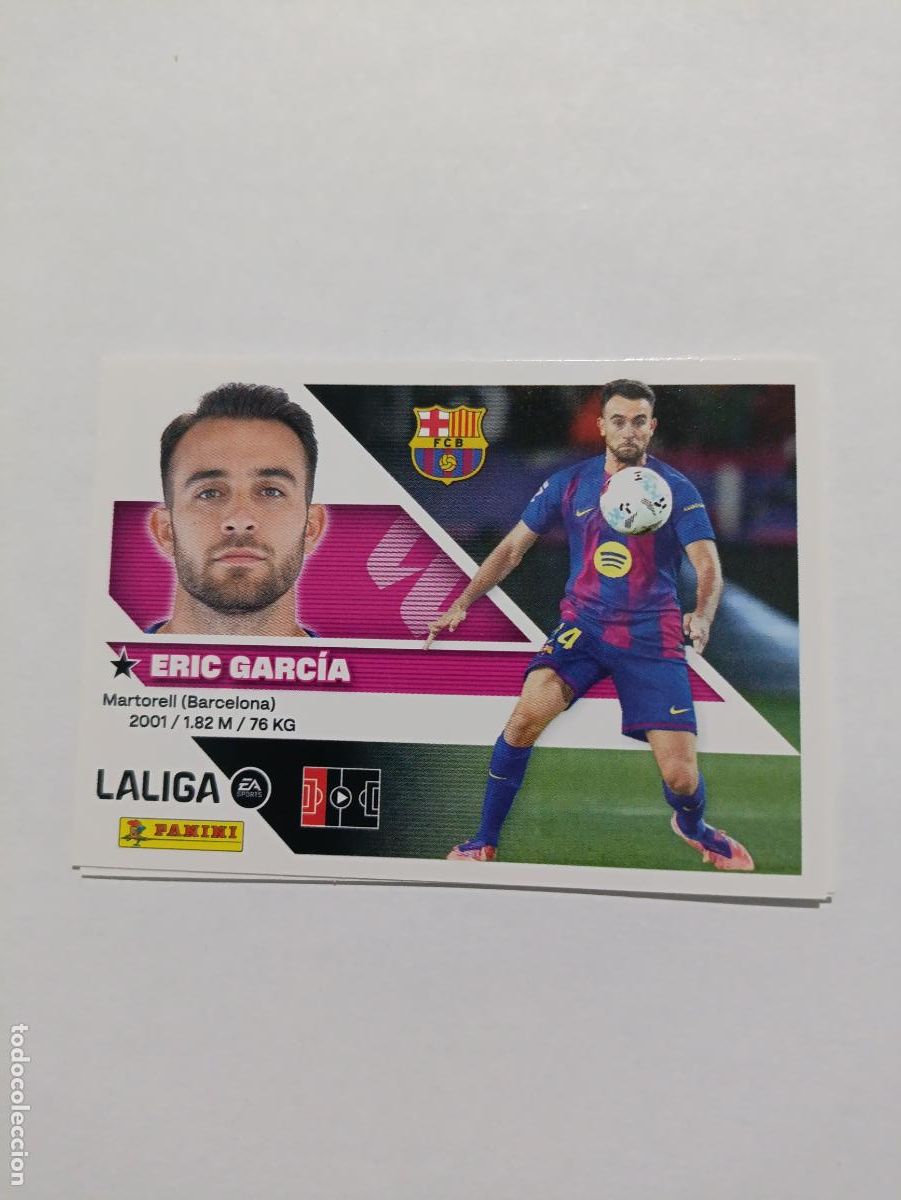 Figurine di Calcio: LIGA ESTE 2026 2027 FC BARCEL0NA ERIC GARCIA N&ordm;11