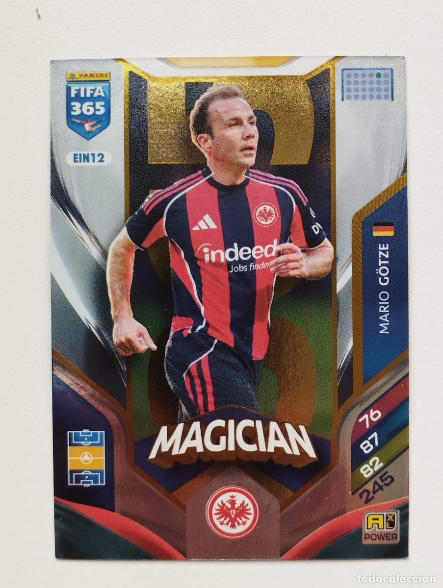Cromos de Futebol: CROMO CARD ADRENALYN FIFA 365 2025 2026 25 26 EIN12 EINTRACH FRANKFURT MARIO GOTZE MAGICIAN