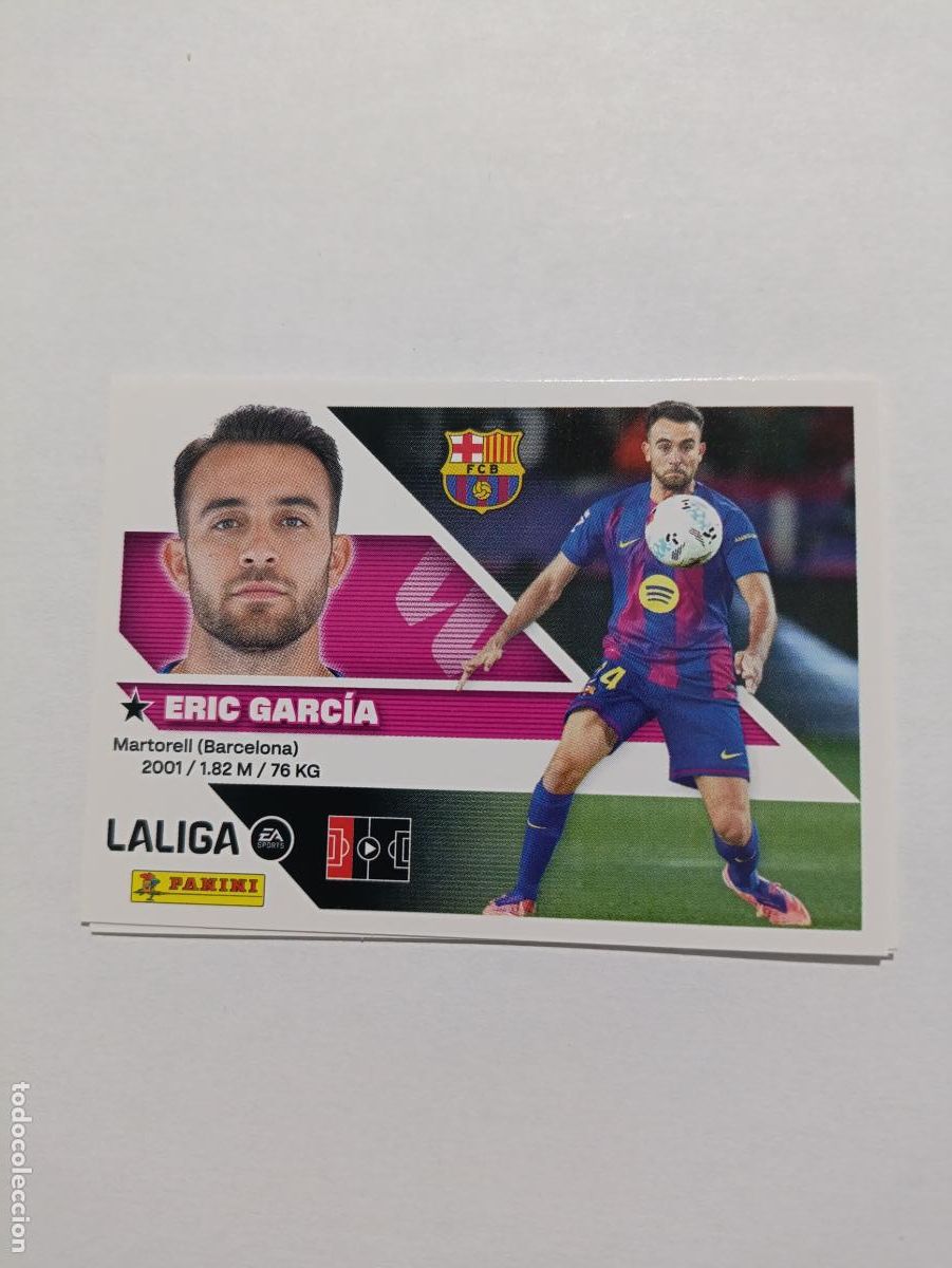 Figurine di Calcio: LIGA ESTE 2026 2027 FC BARCEL0NA ERIC GARCIA N&ordm;11