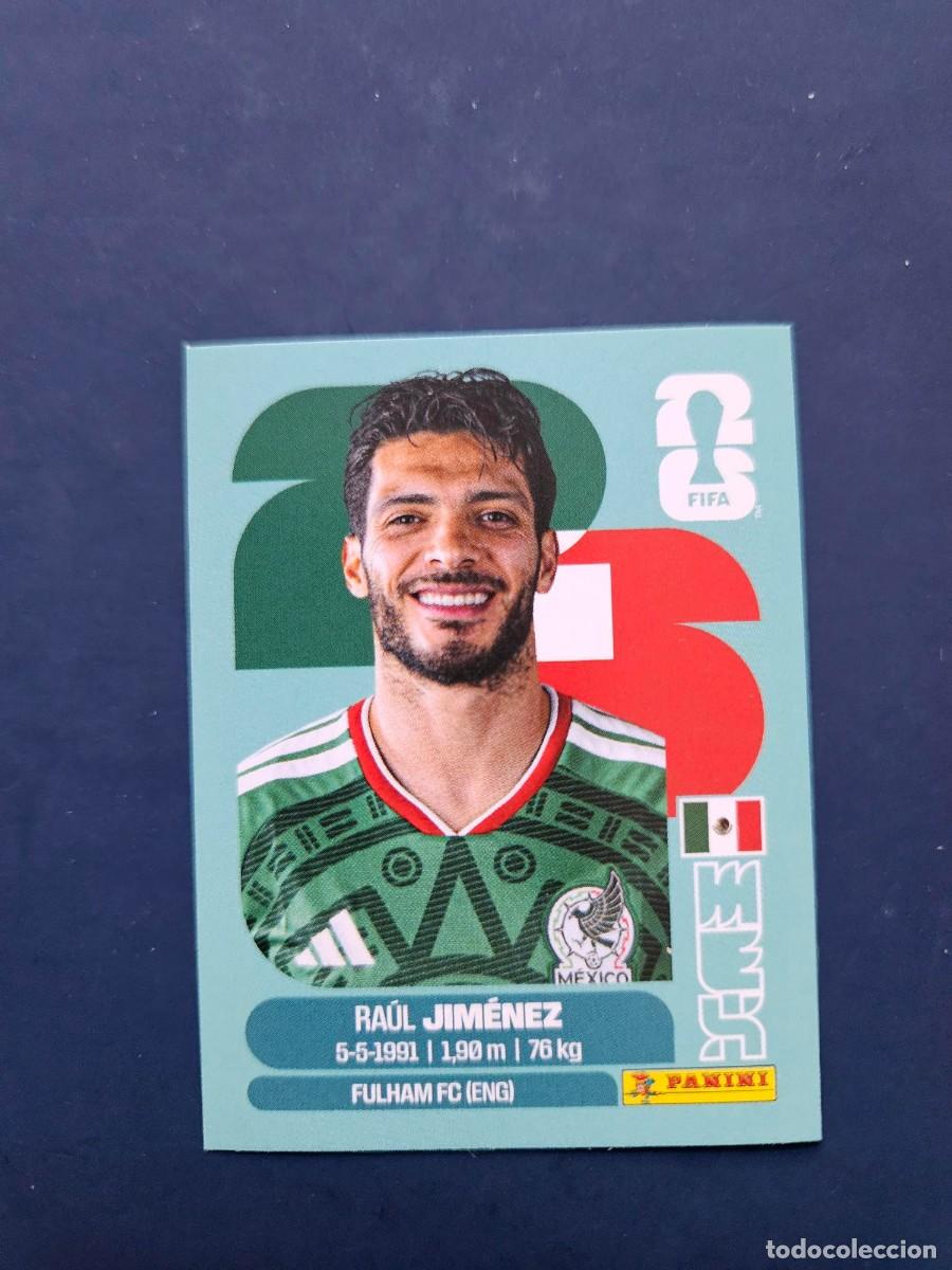 Cartes &agrave; collectionner de Football: MEX 17 RAUL JIMENEZ MEXICO FIFA WORLD CUP MUNDIAL 26 2026 SIN PEGAR NUNCA PEGADO