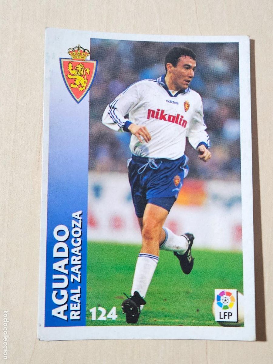 Cartes &agrave; collectionner de Football: FICHA N&ordm; 124 AGUADO - CHUPA CHUPS 1998-1999, 98-99 - REAL ZARAGOZA