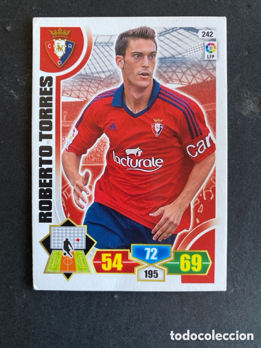 Fu&szlig;ball-Sticker: Cromo Adrenalyn liga 13/14 Osasuna N* 242