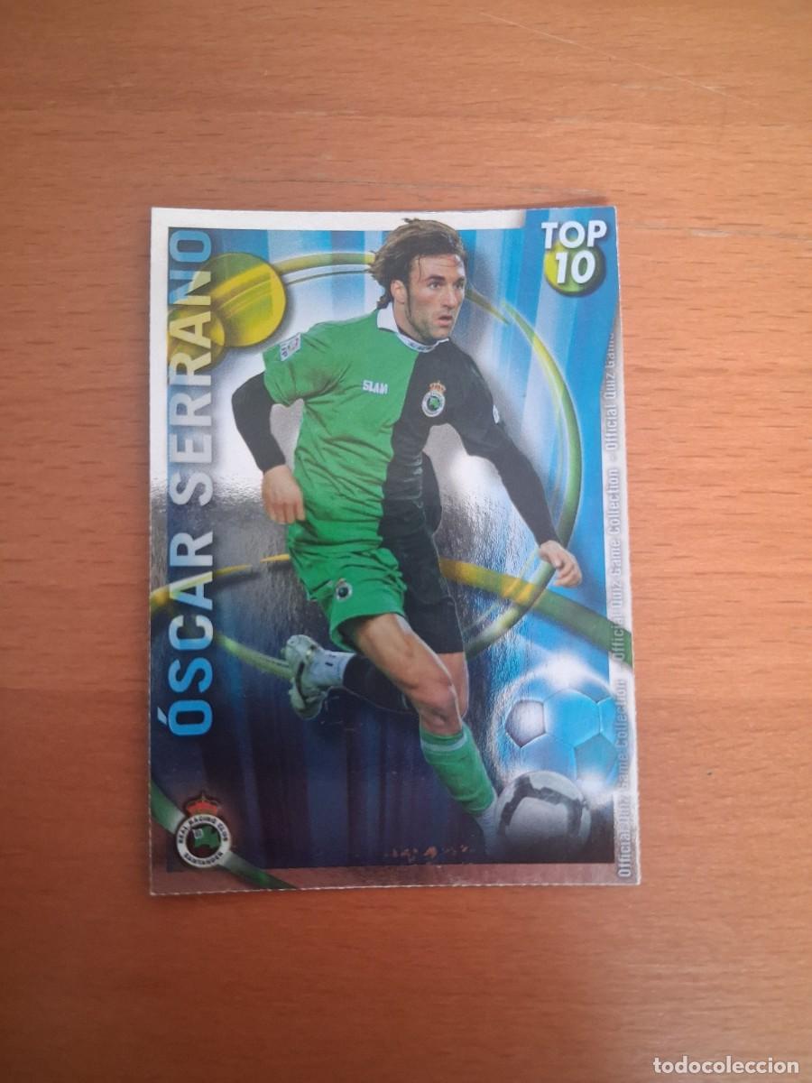 Fu&szlig;ball-Sticker: Mundicromo Official Quiz Game Collection 2010 2011 Top 10 Azul Racing de Santander 620 Oscar Serrano