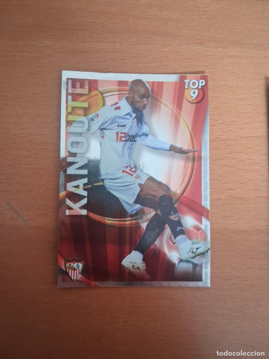 Fu&szlig;ball-Sticker: Mundicromo Official Quiz Game Collection 2010 2011 Top 9 Rojo Sevilla FC 624 Kanoute