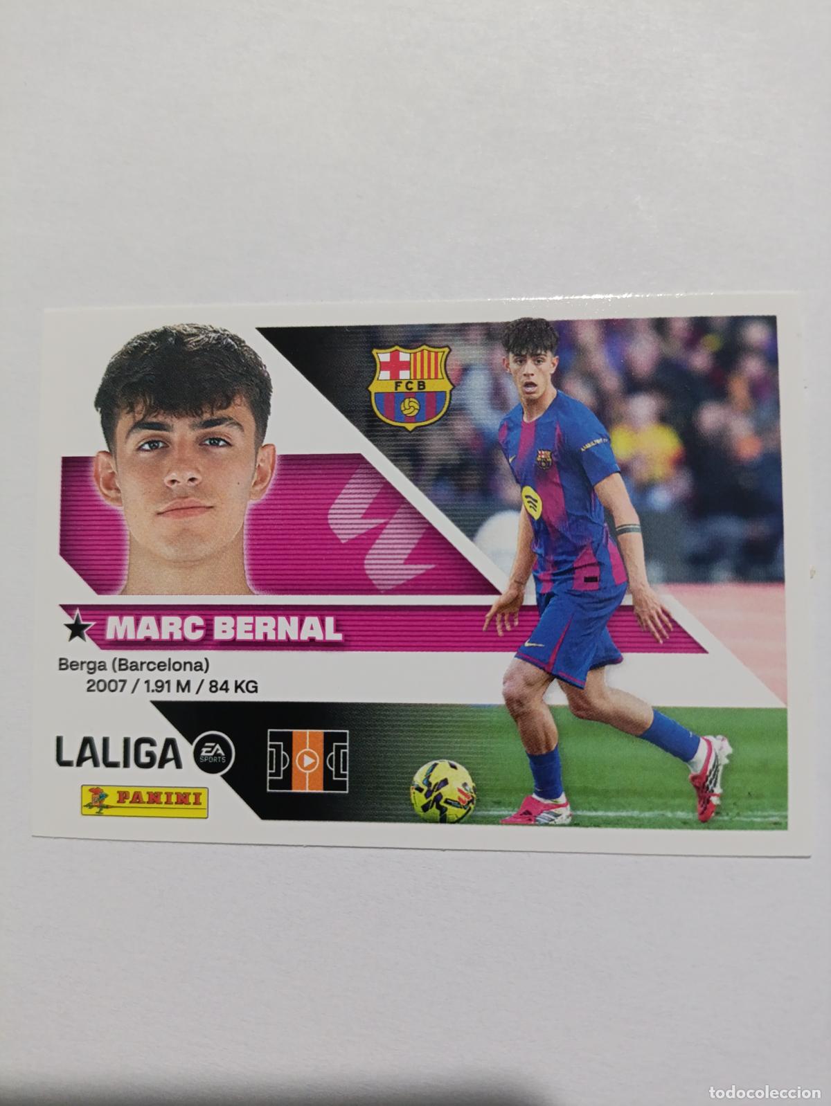 Cartes &agrave; collectionner de Football: LIGA ESTE 2026 2027 FC BARCEL0NA MARC BERNAL N&ordm;14