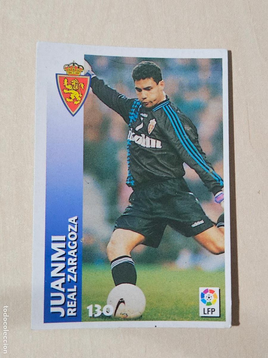 Cartes &agrave; collectionner de Football: FICHA N&ordm; 130 JUANMI - CHUPA CHUPS 1998-1999, 98-99 - REAL ZARAGOZA