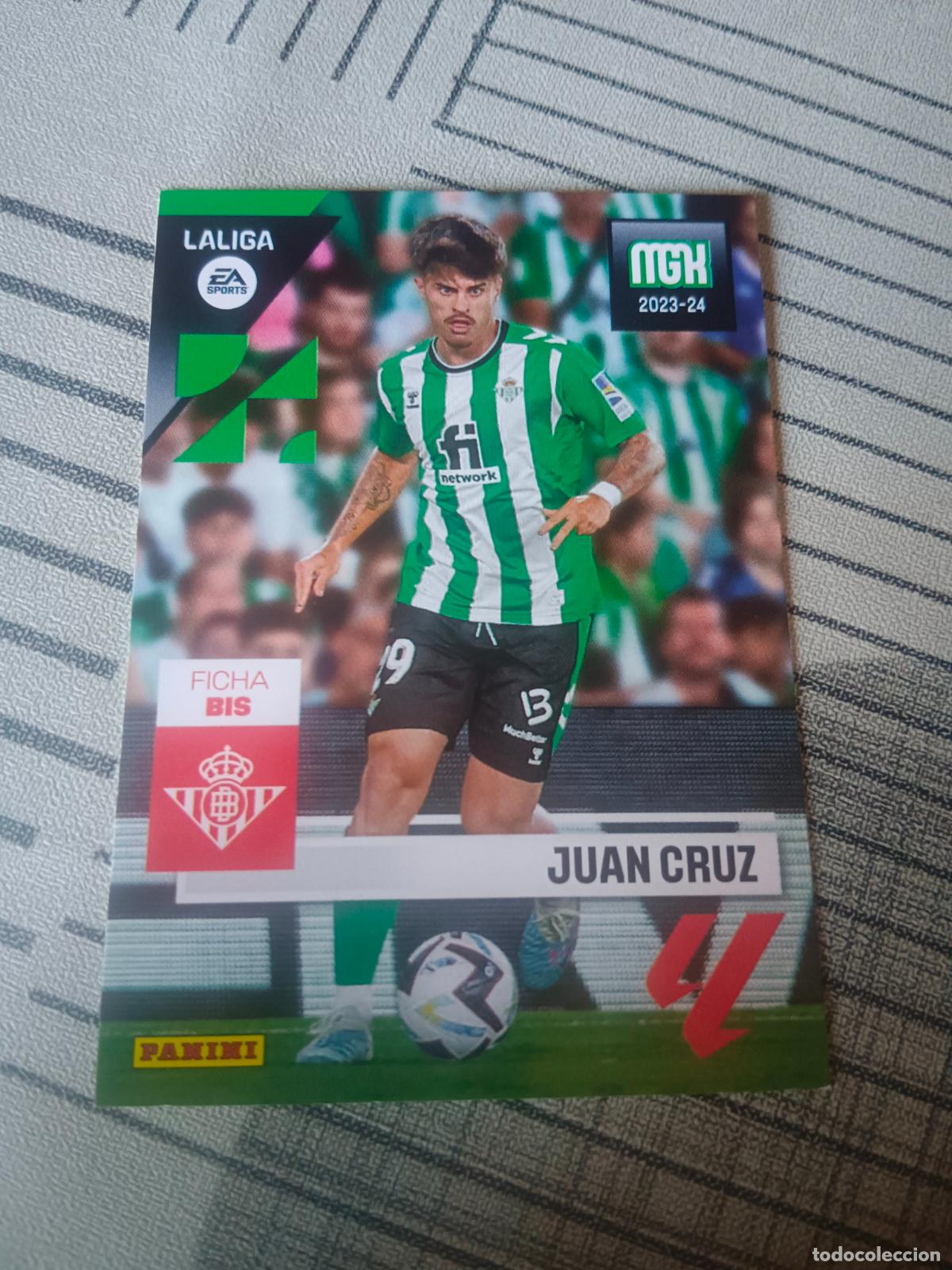 Cromos de Futebol: MEGACRACKS 2023 2024 23 24 LA LIGA N&ordm; 120 BIS JUAN CRUZ BETIS MEGA CRACKS MGK