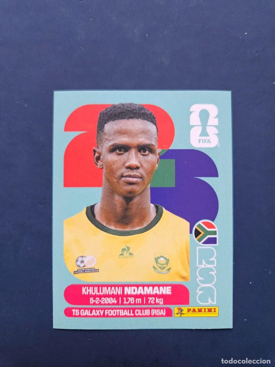 Cromos de Futebol: RSA 7 KHULUMANI NDAMANE SUDAFRICA FIFA WORLD CUP MUNDIAL 26 2026 SIN PEGAR NUNCA PEGADO