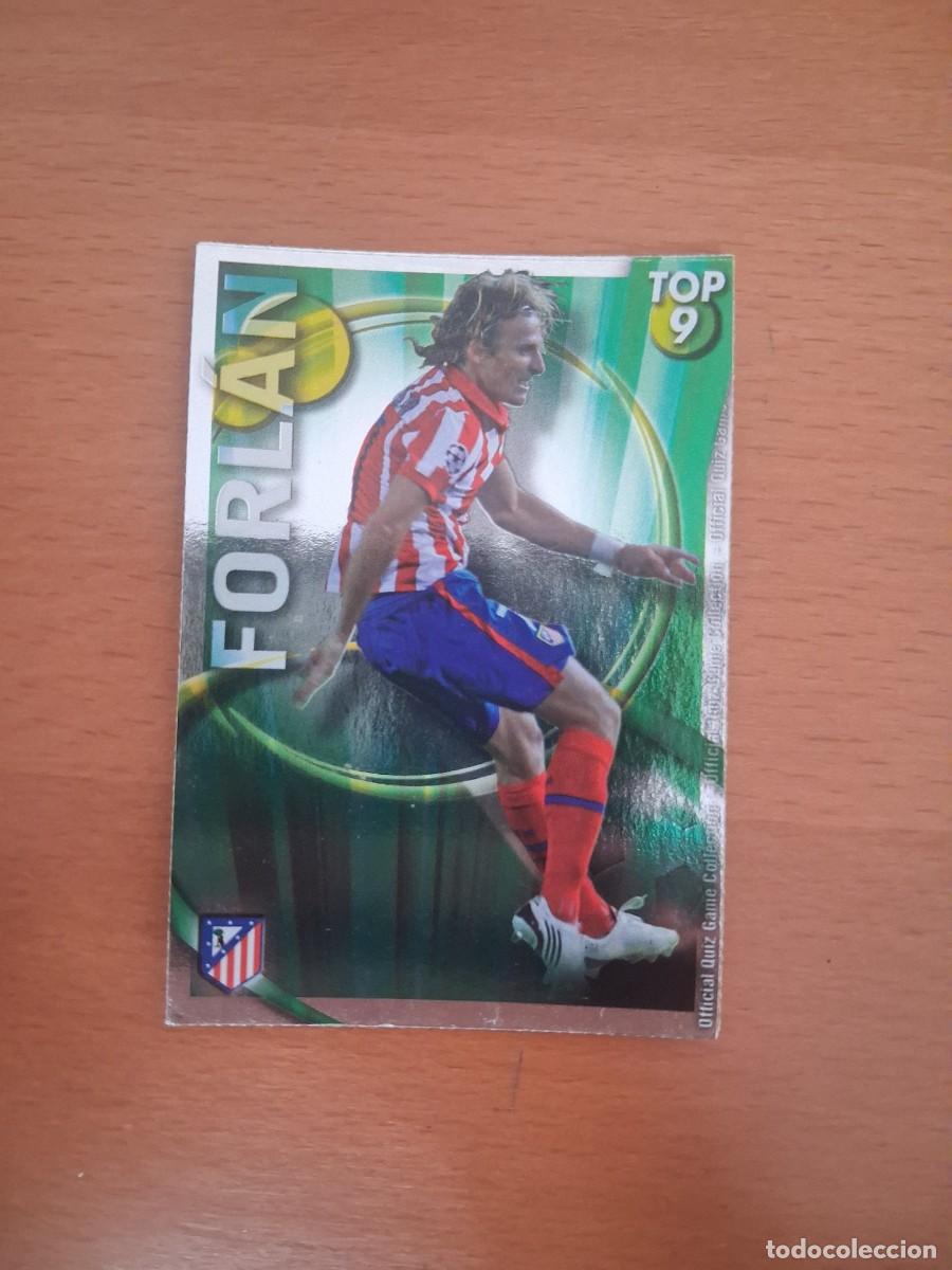 Cromos de Futebol: Mundicromo Official Quiz Game Collection 2010 2011 Top 9 Verde Atletico de Madrid 626 Forlan