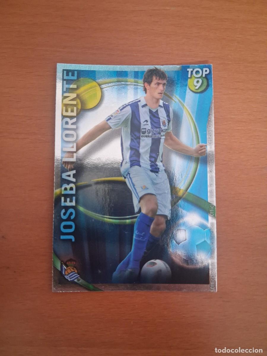 Fu&szlig;ball-Sticker: Mundicromo Official Quiz Game Collection 2010 2011 Top 9 Azul Real Sociedad 629 Joseba Llorente