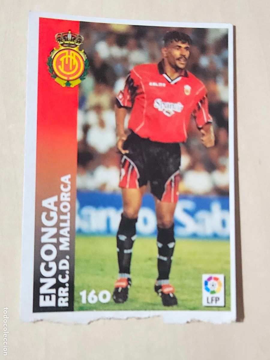 Fu&szlig;ball-Sticker: FICHA N&ordm; 160 ENGONGA - CHUPA CHUPS 1998-1999, 98-99 - MALLORCA