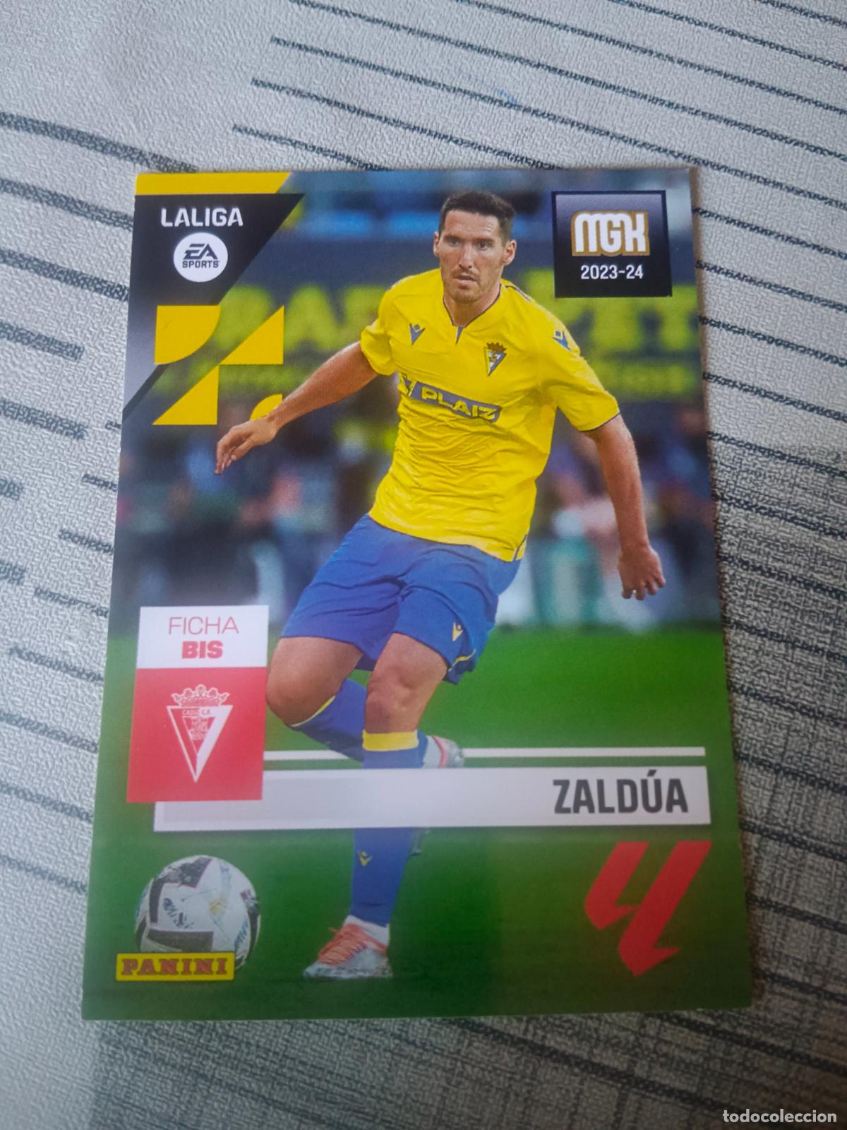 Fu&szlig;ball-Sticker: MEGACRACKS 2023 2024 23 24 LA LIGA N&ordm; 130 BIS ZALDUA CADIZ MEGA CRACKS MGK