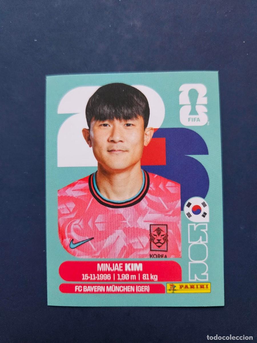 Fu&szlig;ball-Sticker: KOR 4 MINJAE KIM KOREA COREA FIFA WORLD CUP MUNDIAL 26 2026 SIN PEGAR NUNCA PEGADO