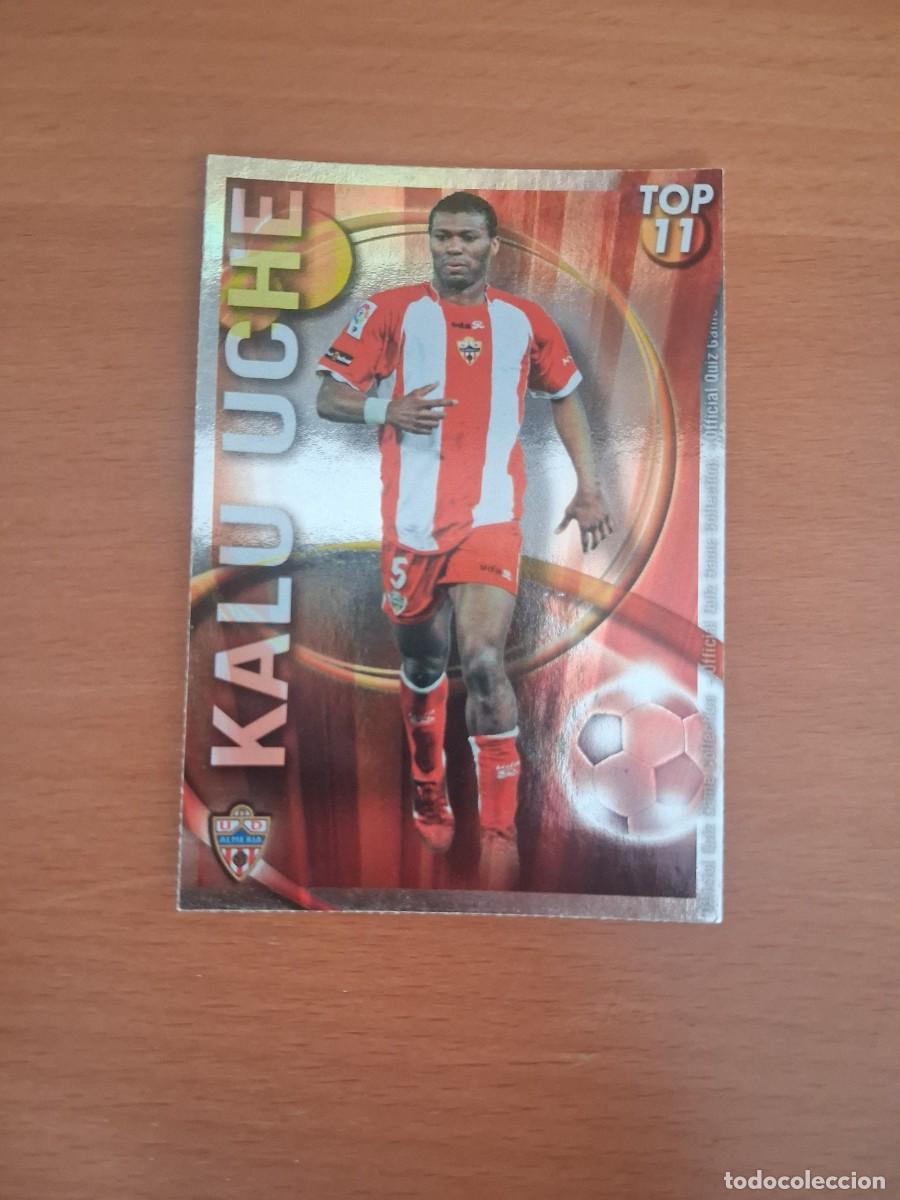 Figurine di Calcio: Mundicromo Official Quiz Game Collection 2010 2011 Top 11 Rojo UD Almeria 636 Kalu Uche