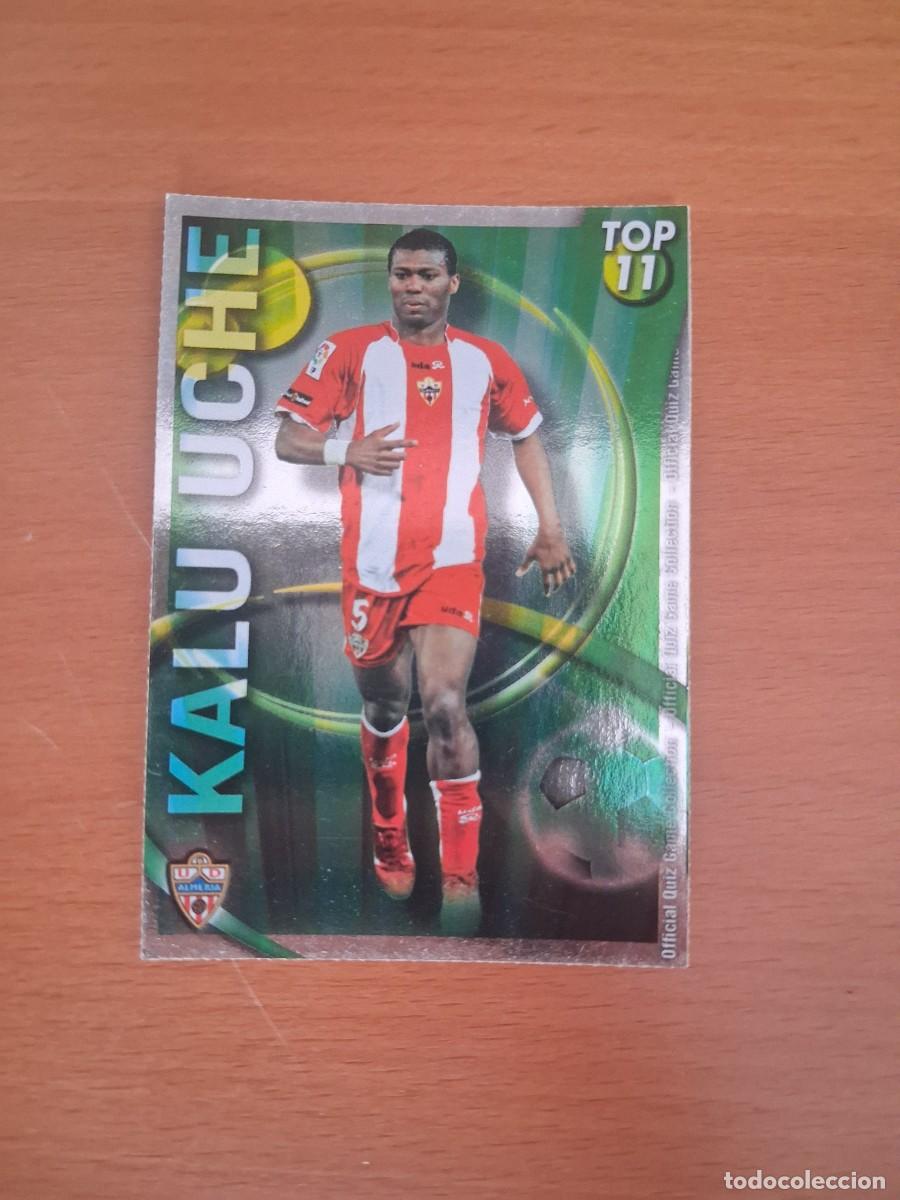 Football Stickers: Mundicromo Official Quiz Game Collection 2010 2011 Top 11 Verde UD Almeria 636 Kalu Uche