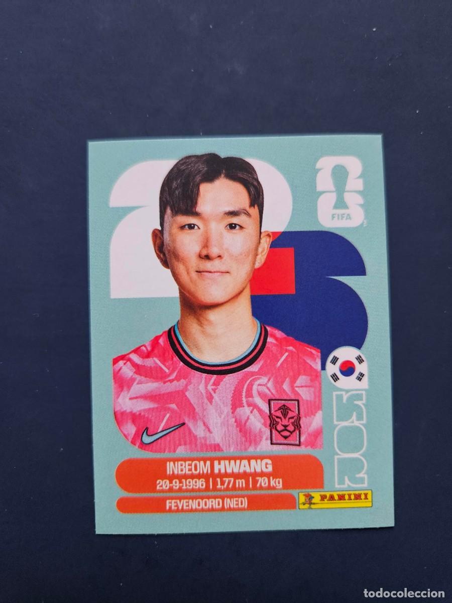 Football Stickers: KOR 11 INBEOM HWANG KOREA COREA FIFA WORLD CUP MUNDIAL 26 2026 SIN PEGAR NUNCA PEGADO