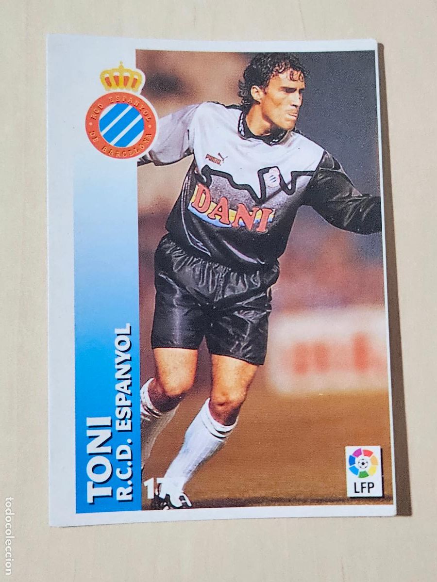 Football Stickers: FICHA N&ordm; 177 TONI - CHUPA CHUPS 1998-1999, 98-99 - ESPANYOL