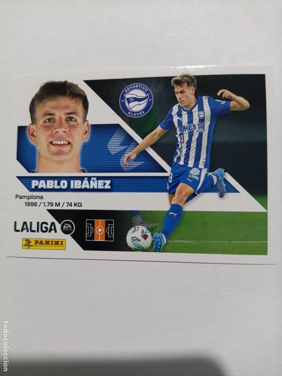 Football Stickers: LIGA ESTE 2026 2027 D. ALAVES PABLO IBA&Ntilde;EZ N&ordm;15
