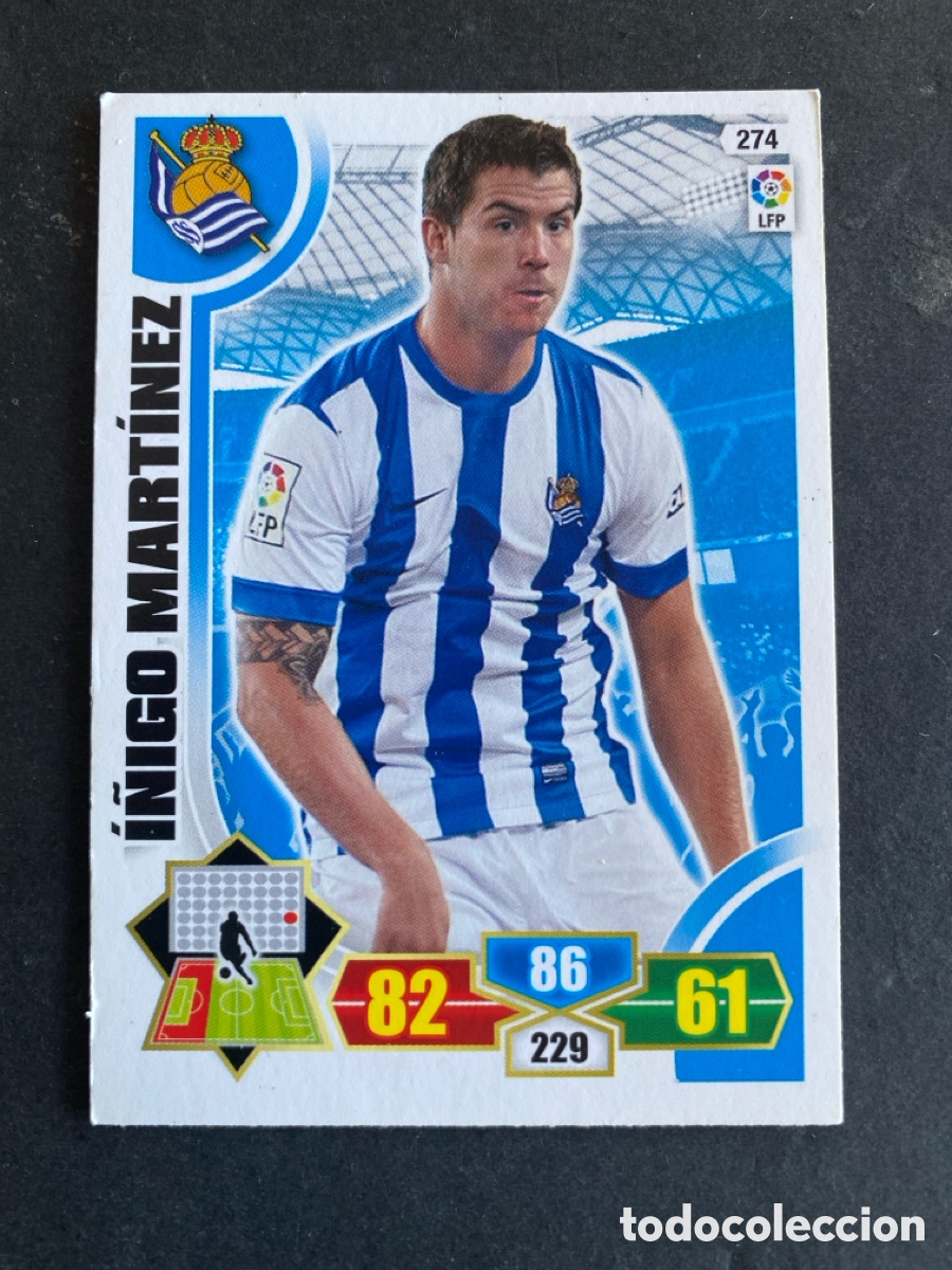 Football Stickers: Cromo Adrenalyn liga 13/14 R Sociedad N* 274