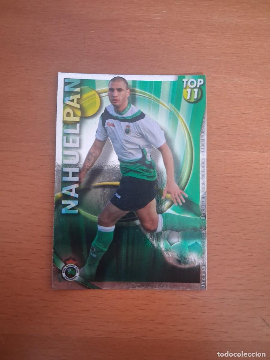 Football Stickers: Mundicromo Official Quiz Game Collection 2010 2011 Top 11 Verde Racing de Santander 638 Nahuelpan