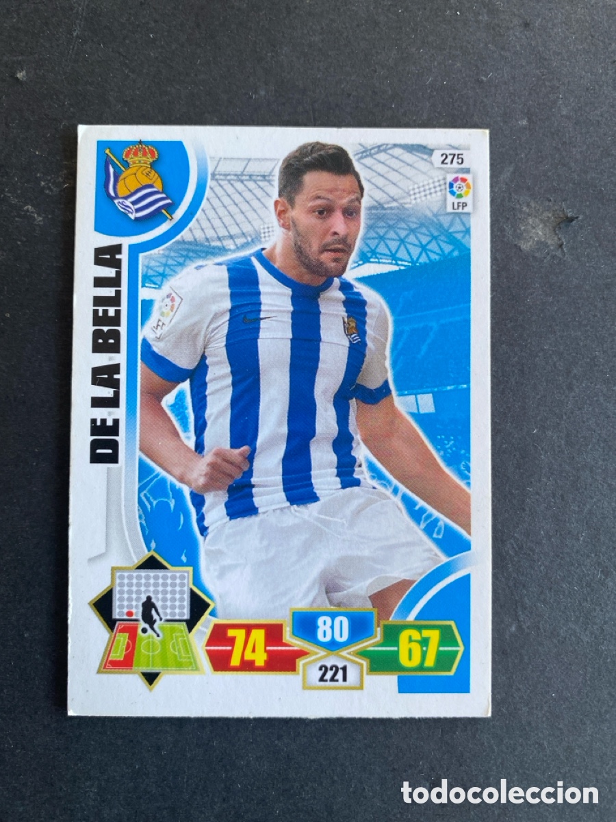 Football Stickers: Cromo Adrenalyn liga 13/14 R Sociedad N* 275