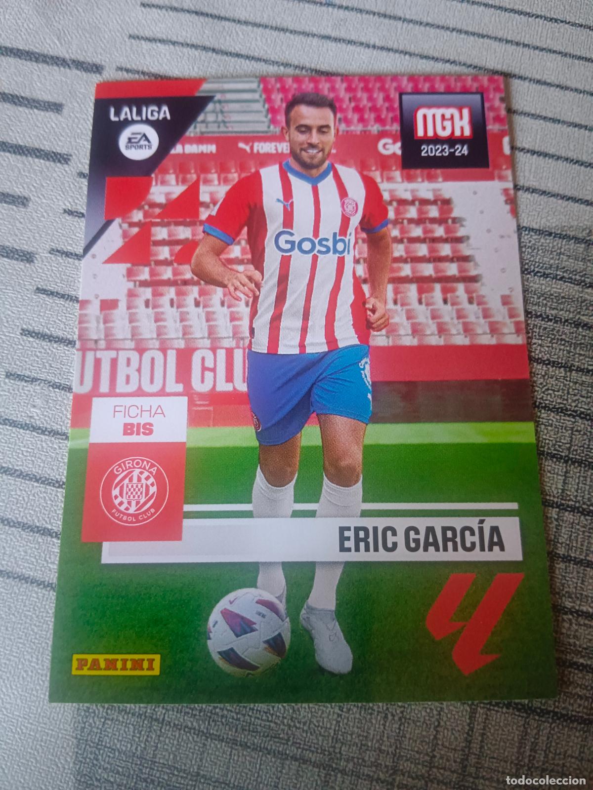 Figurine di Calcio: MEGACRACKS 2023 2024 23 24 LA LIGA N&ordm; 188 BIS ERIC GARCIA GIRONA MEGA CRACKS MGK