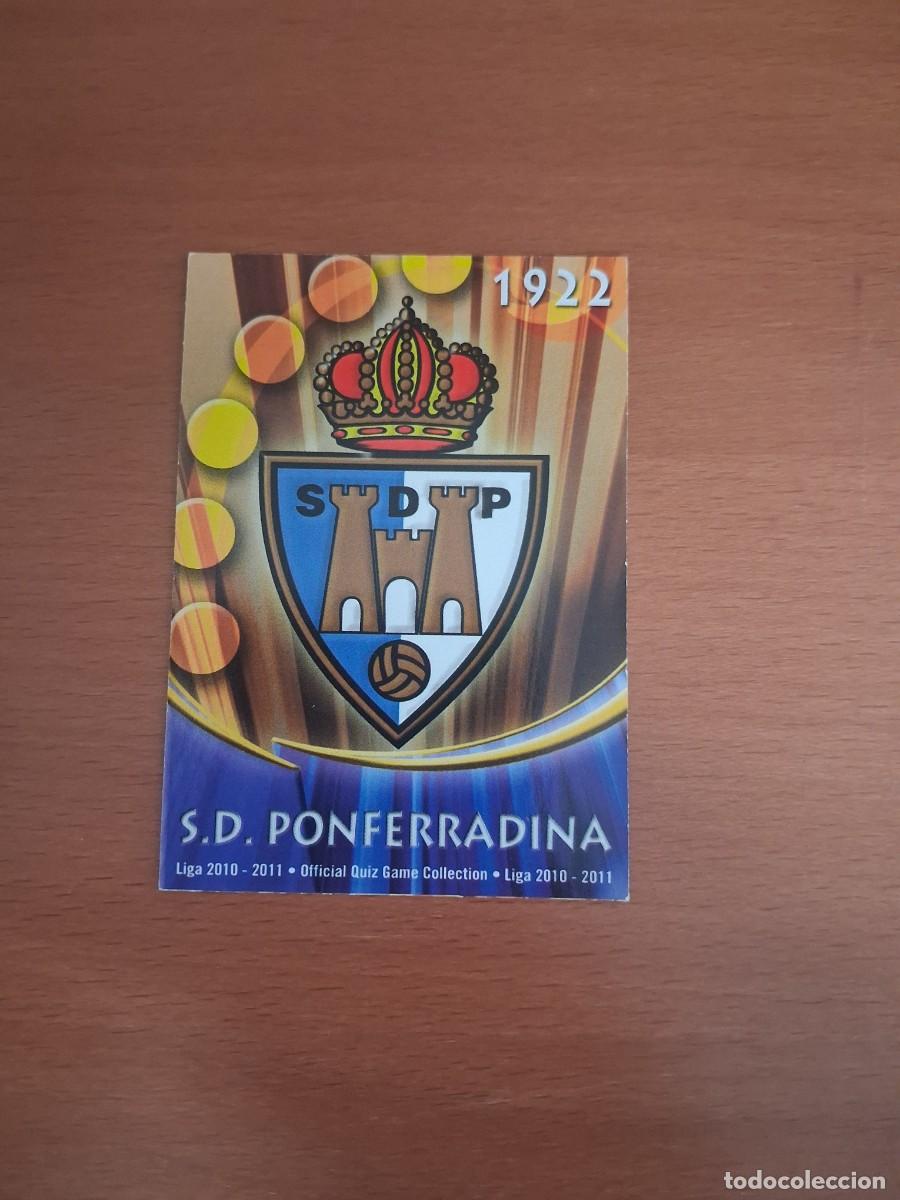 Cromos de Futebol: Mundicromo Official Quiz Game Collection 2010 2011 SD Ponferradina 1090 Escudo