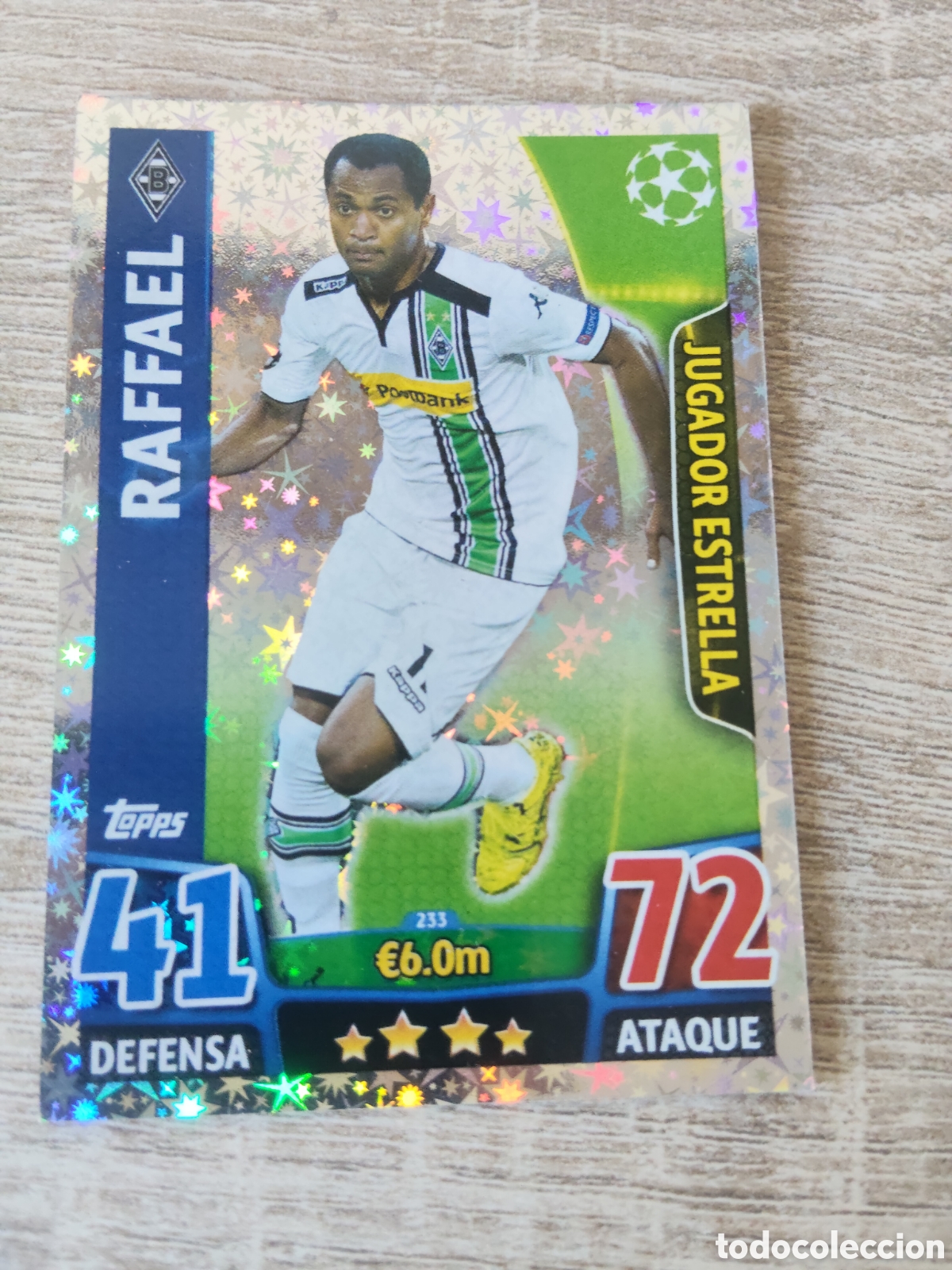 Football Stickers: Topps match attax champions league 2015 2016 15 16 233 Rafael Borussia Monchengladbach