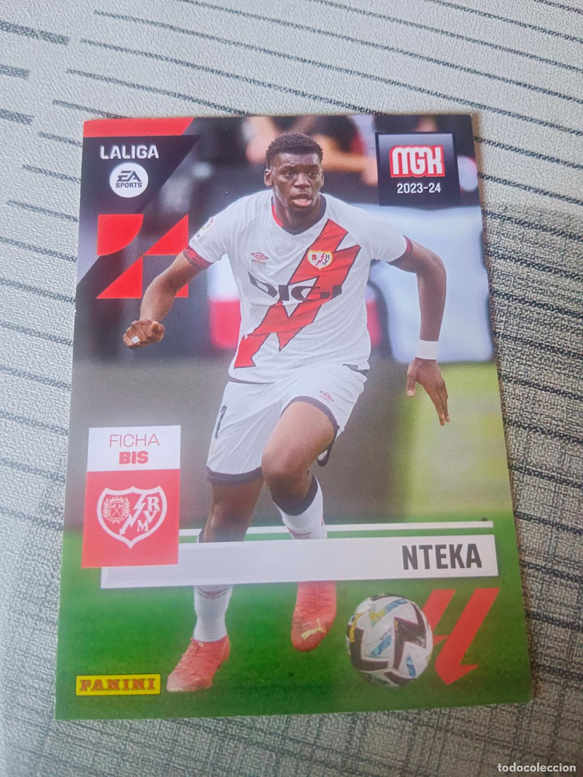 Figurine di Calcio: MEGACRACKS 2023 2024 23 24 LA LIGA N&ordm; 301 BIS NTEKA RAYO VALLECANO MEGA CRACKS MGK