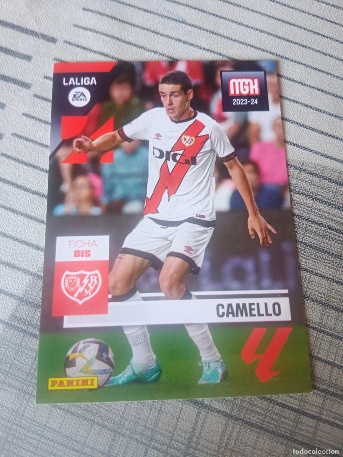 Figurine di Calcio: MEGACRACKS 2023 2024 23 24 LA LIGA N&ordm; 304 BIS CAMELLO RAYO VALLECANO MEGA CRACKS MGK