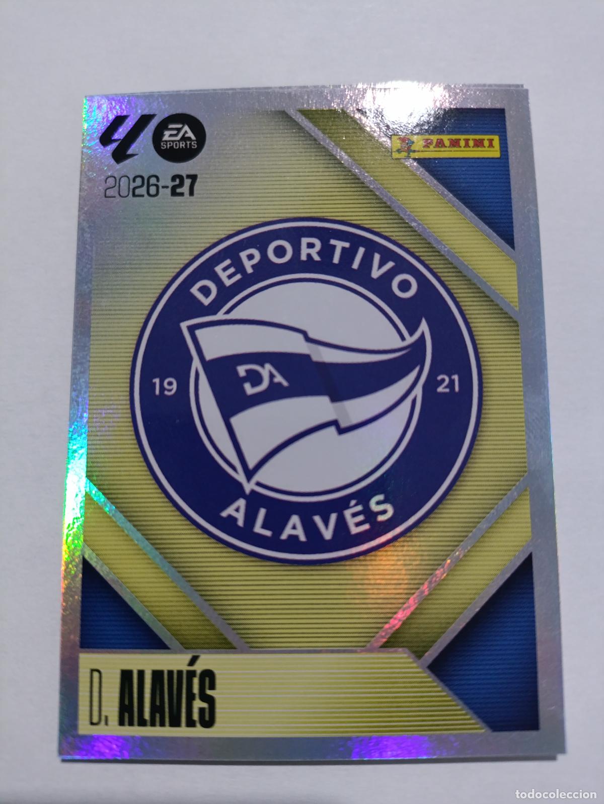 Figurine di Calcio: LIGA ESTE 2026 2027 D. ALAVES ESCUDO N&ordm;1