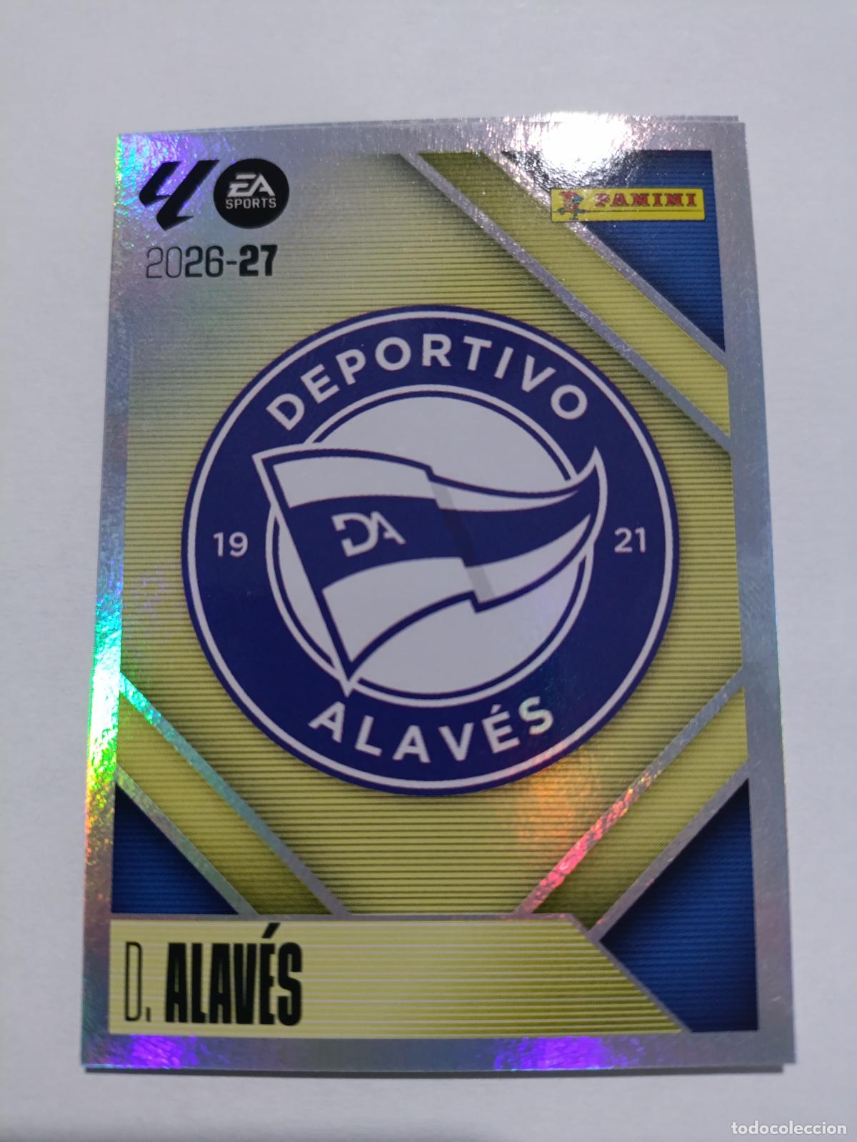 Figurine di Calcio: LIGA ESTE 2026 2027 D. ALAVES ESCUDO N&ordm;1