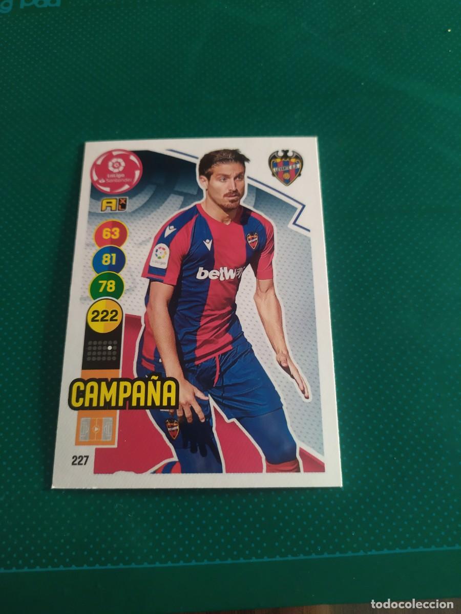 Figurine di Calcio: 1 CROMO FICHA ADRENALYN 2020-2021 20-21 U.D LEVANTE 227 CAMPA&Ntilde;A
