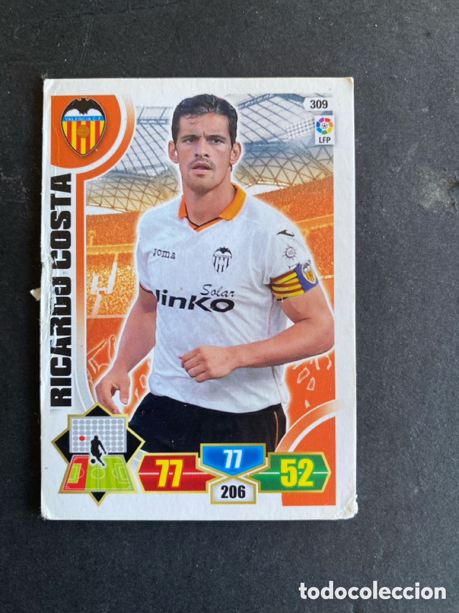 Cromos de Futebol: Cromo Adrenalyn liga 13/14 Valencia N* 309