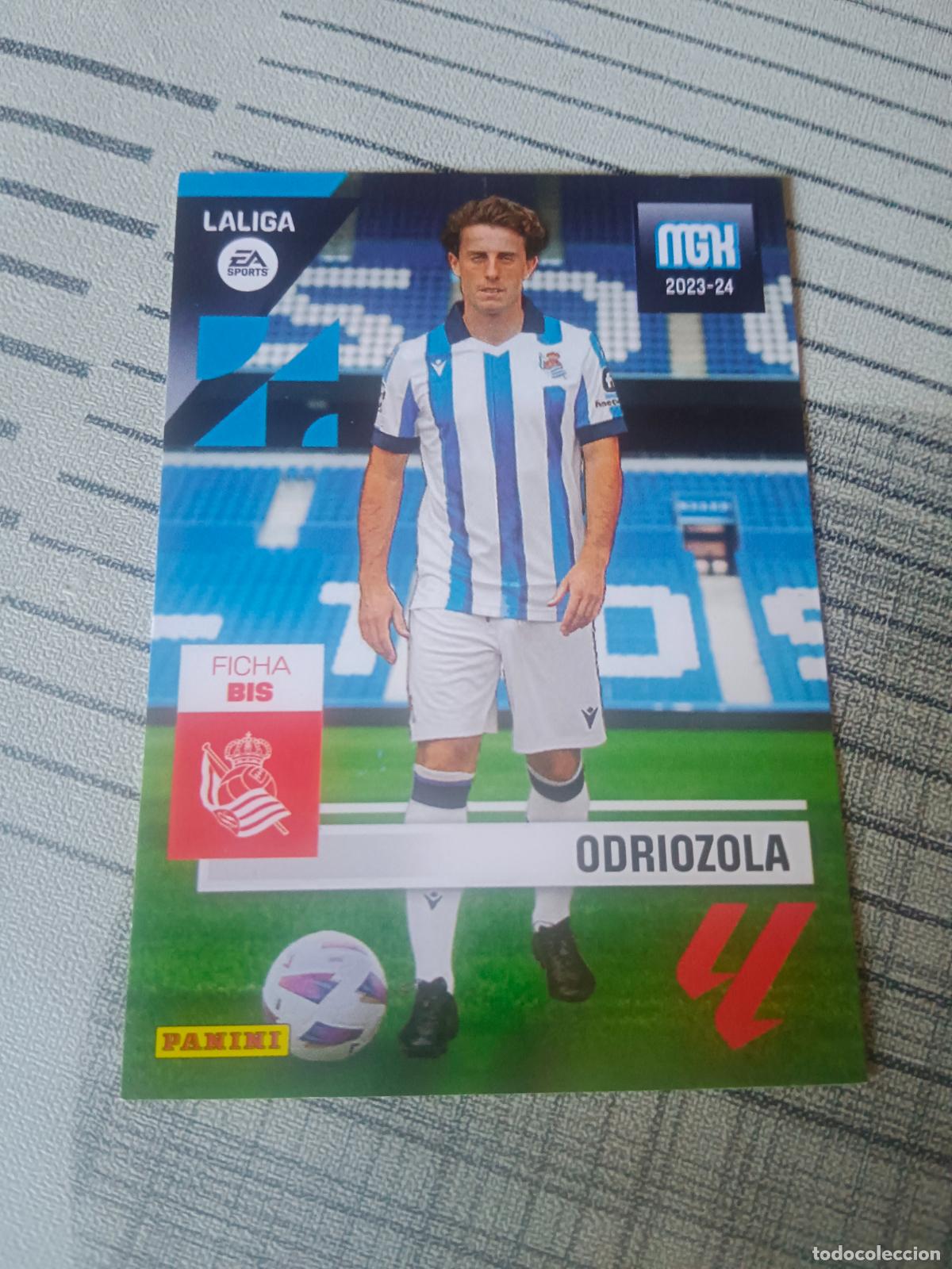 Cromos de Futebol: MEGACRACKS 2023 2024 23 24 LA LIGA N&ordm; 311 BIS ODRIOZOLA REAL SOCIEDAD MEGA CRACKS MGK