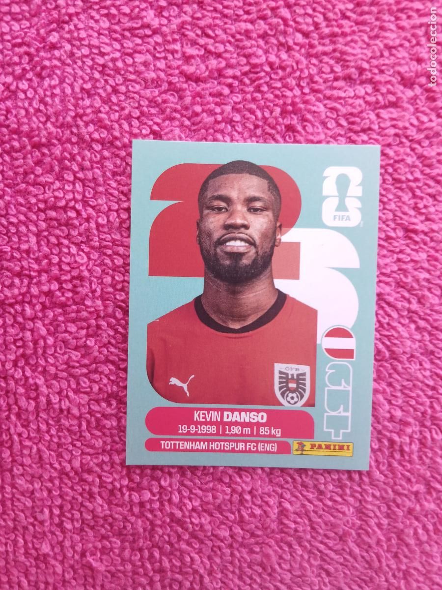 Cromos de Futebol: FIFA World Cup 2026 kevin danson aut 5 selecci&oacute;n de austria aut5 panini 2026