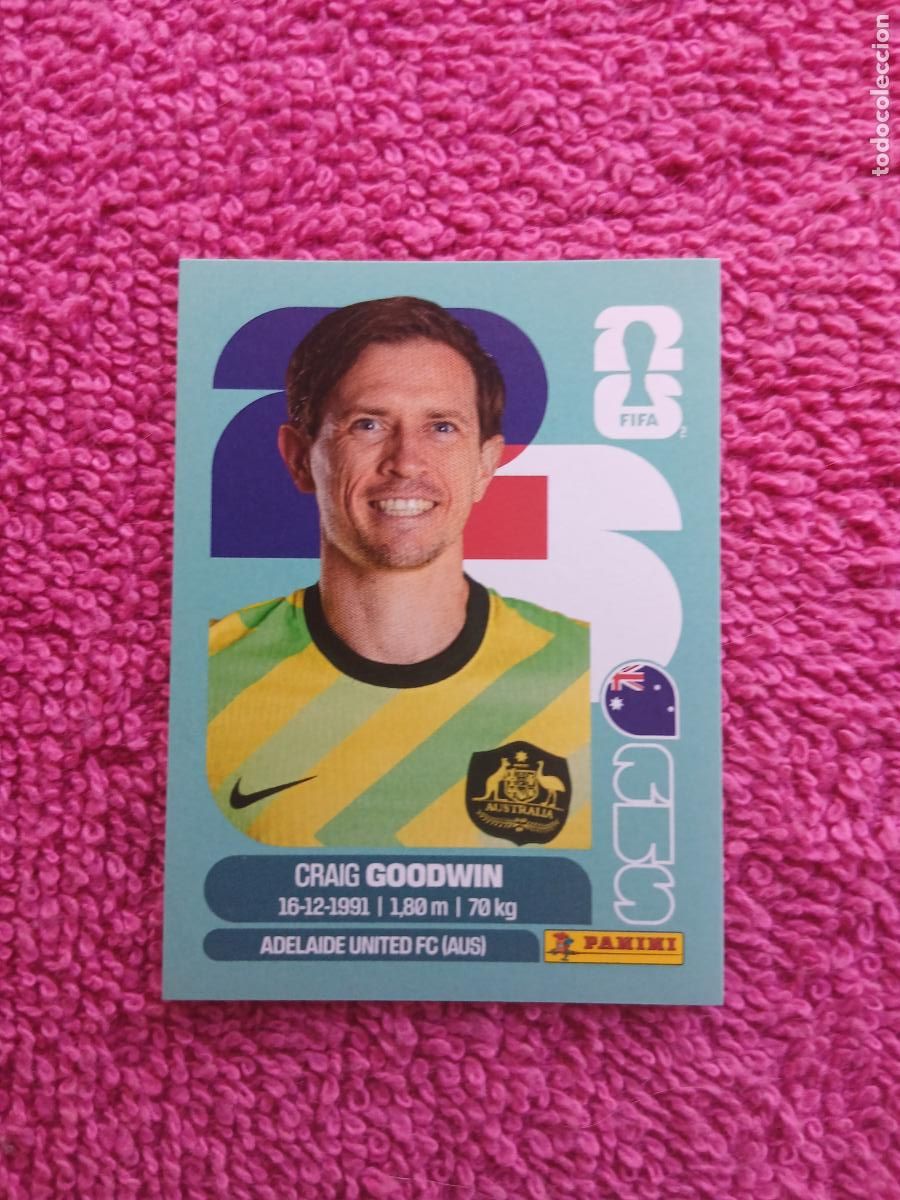 Football Stickers: FIFA World Cup 2026 Craig Goodwin aus 17 selecci&oacute;n de australia aus17 panini 2026