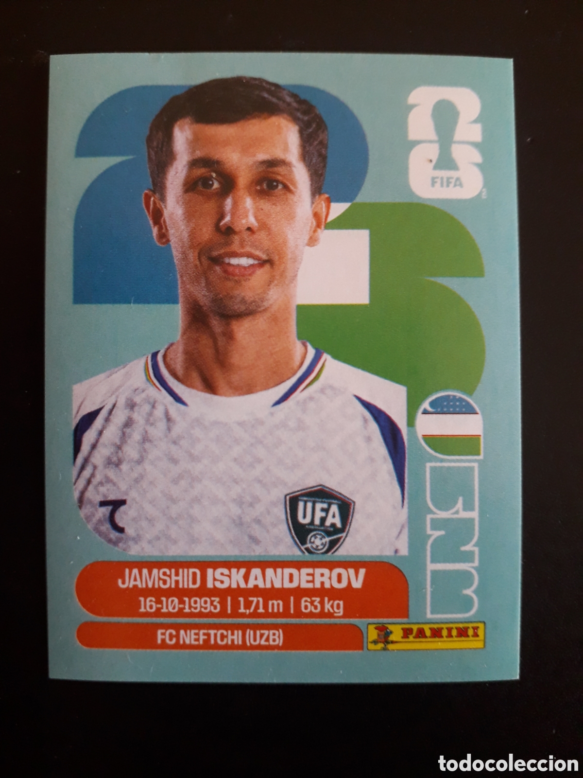 Football Stickers: ISKANDEROV UZBEKISTAN UZB 12 MUNDIAL F&Uacute;TBOL 2026 FIFA WORLD CUP PANINI SIN PEGAR PEDIDO M&Iacute;NIMO 3&euro;