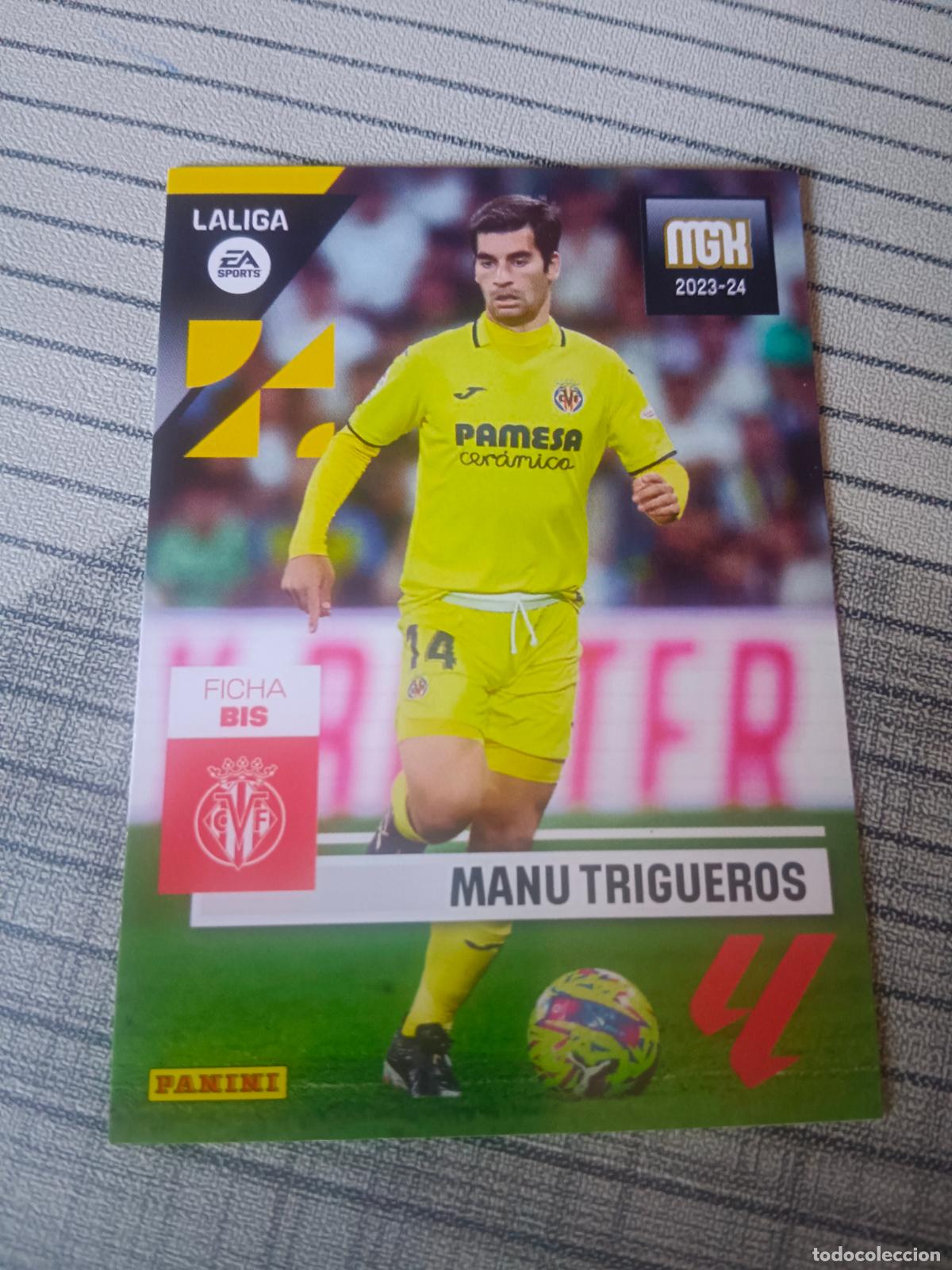 Cartes &agrave; collectionner de Football: MEGACRACKS 2023 2024 23 24 LA LIGA N&ordm; 369 BIS MANU TRIGUEROS VILLARREAL MEGA CRACKS MGK