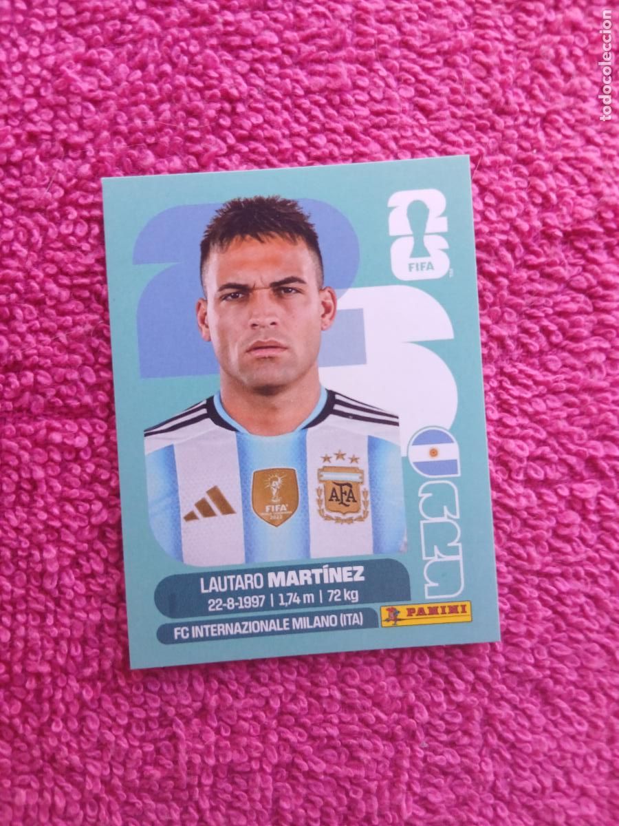 Cartes &agrave; collectionner de Football: FIFA World Cup 2026 lautaro mart&iacute;nez arg 18 selecci&oacute;n de argentina arg18 panini 2026