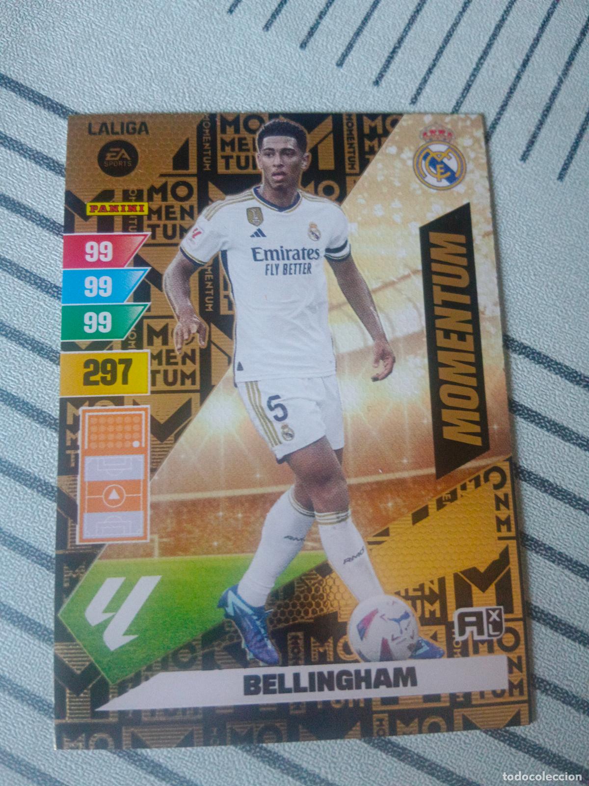 Cartes &agrave; collectionner de Football: ADRENLYN XL 2023 2024 23 24 MOMENTUM BELLINGHAM REAL MADRID NUEVO