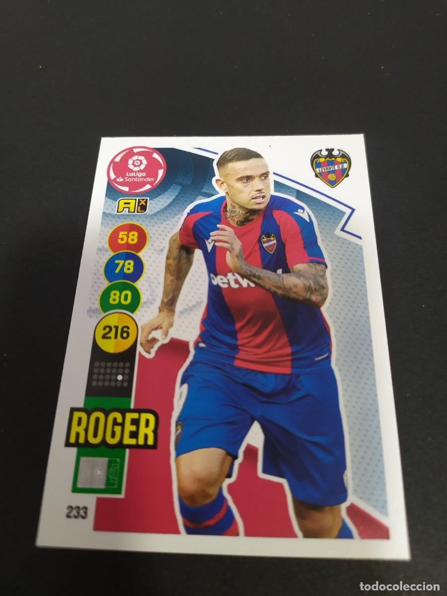 Fu&szlig;ball-Sticker: 1 CROMO FICHA ADRENALYN 2020-2021 20-21 U.D LEVANTE 233 ROGER