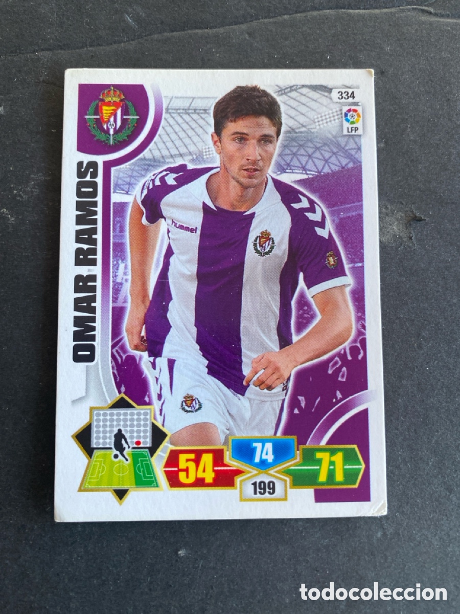 Football Stickers: Cromo Adrenalyn liga 13/14 Valladolid N* 334