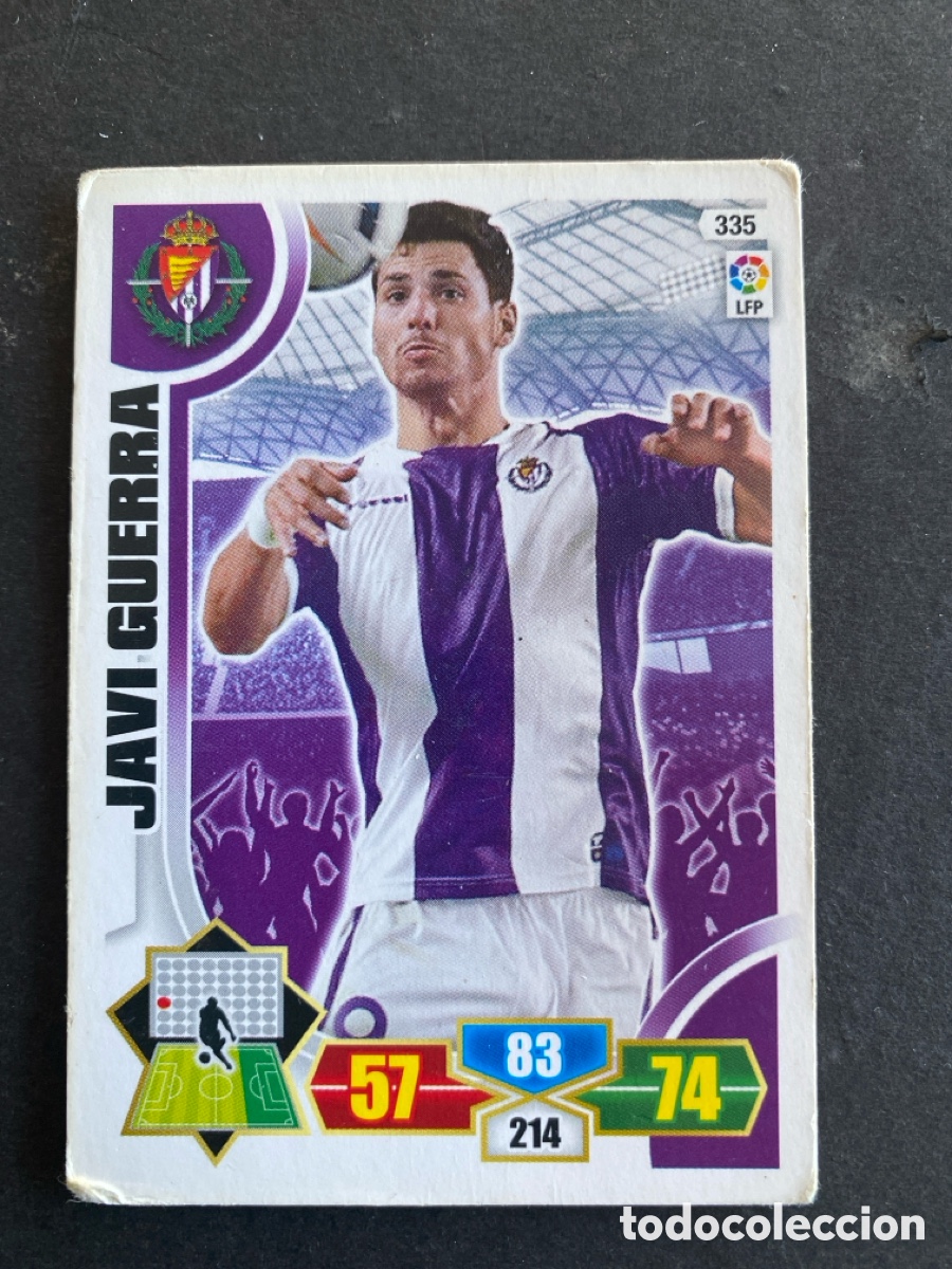 Cromos de f&uacute;tbol: Cromo Adrenalyn liga 13/14 Valladolid N* 335