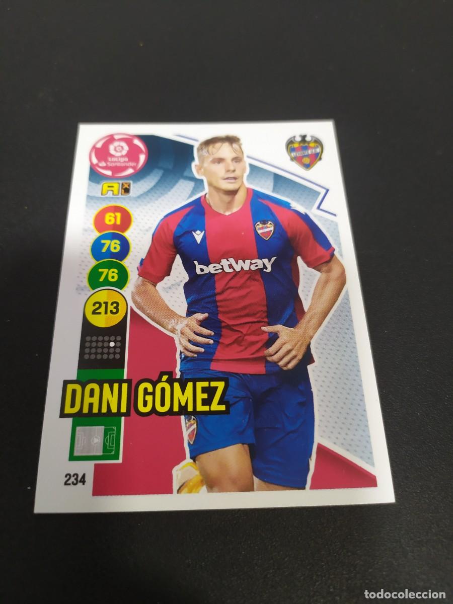 Cromos de f&uacute;tbol: 1 CROMO FICHA ADRENALYN 2020-2021 20-21 U.D LEVANTE 234 DANI GOMEZ