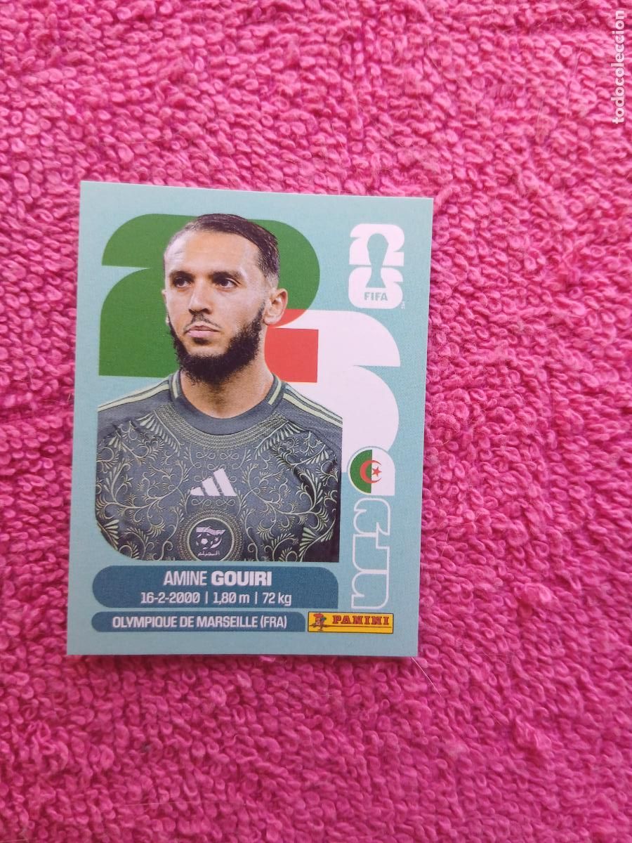 Figurine di Calcio: FIFA World Cup 2026 amine gouiri alg 18 selecci&oacute;n de argelia alg18 panini 2026