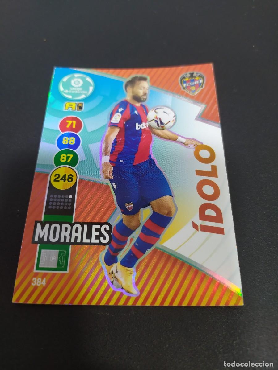 Figurine di Calcio: 1 CROMO FICHA ADRENALYN 2020-2021 20-21 U.D LEVANTE 384 MORALES ( IDOLO
